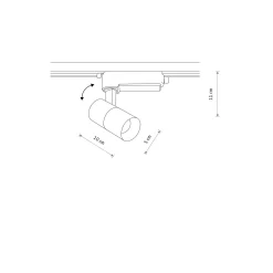 Oprawa do systemu szynowego PROFILE TINOS LED 7W (10372) - Nowodvorski