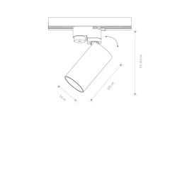 Oprawa do systemu szynowego PROFILE MONO (7581) - Nowodvorski