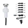 Oprawa do wbudowana Plug & Shine MicroPen II zestaw kompletny 5x0,2W 3000K IP67 24V zestaw dodatkowy srebrny / stal (PL93695) - PAULMANN