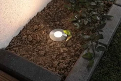 Oprawa dogruntowa Plug & Shine FLOOR MINI zestaw kompletny 3x2.5W 3000K IP67 24V srebrny / stal nierdzewna (PL93697) - PAULMANN