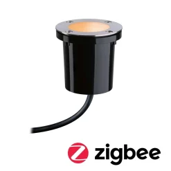 Oprawa dogruntowa Plug & Shine FLOOR SH Zigbee RGBW 4.6W IP65 RGBW 24V czarny / metal (PL94588) - PAULMANN