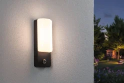 Oprawa elewacyjna BONNIE LED PIR 8.5W 560lm 2200-3000K IP44 230V antracyt aluminium (PL94853) - PAULMANN
