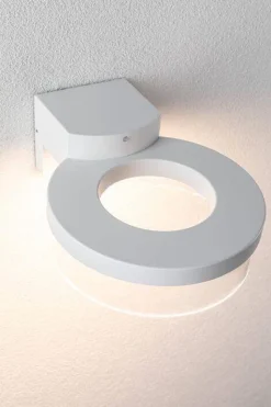 Oprawa elewacyjna CAPERA LED 8W 700lm 3000K czujnik ruchu i zmierzchu IP44 230V biały / aluminium (PL93112) - PAULMANN