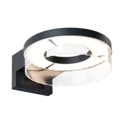 Oprawa elewacyjna CAPERA LED SH Zigbee12,5W 800lm 2200K-3000K czujnik ruchu i zmierzchu IP44 230V antracyt / aluminium (PL93113) - PAULMANN