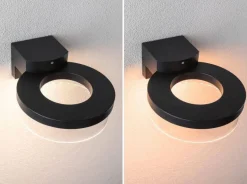 Oprawa elewacyjna CAPERA LED SH Zigbee12,5W 800lm 2200K-3000K czujnik ruchu i zmierzchu IP44 230V antracyt / aluminium (PL93113) - PAULMANN