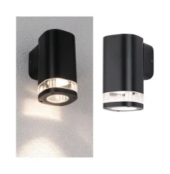 Oprawa elewacyjna COLUM GU10 max 20W IP44 odporna na wodę morską 230V antracyt aluminium (PL94718) - PAULMANN