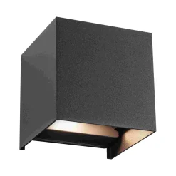 Oprawa elewacyjna CYBO LED SH Zigbee RGBW+ 2x2.5W 2000K-6500K 2x150lm IP44 100x100mm 230V antracyt / aluminium (PL94847) - PAULMANN