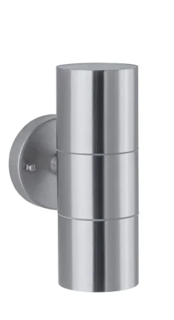 Oprawa elewacyjna FLAME GU10 max. 2X35W IP44 230V szczotkowany / stal nierdzewna (PL94331) - PAULMANN