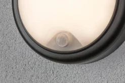 Oprawa elewacyjna IKOSEA LED 4.4W 350lm czujnik ruchu 3000K 230V antracyt / tworzywo sztuczne (PL94187) - PAULMANN