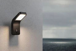 Oprawa elewacyjna KULMA LED 7.5W 520lm 500mm 3000K czujnik ruchu+zmierzchu IP44 odporna na wodę morską 230V antracyt aluminium (PL94745) - PAULMANN