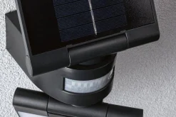 Oprawa elewacyjna LESLY LED 12.5W solar PIR 1000lm 3000K IP65 USB-C 3.6V antracyt / tworzywo sztuczne (PL94609) - PAULMANN