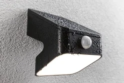 Oprawa elewacyjna LESLY LED 5.5W solar PIR 300lm 3000K IP465 USB-C 3.7V antracyt / tworzywo sztuczne (PL94608) - PAULMANN