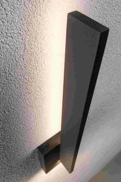 Oprawa elewacyjna LEVKA LED 13.5W 3000K IP44 230V antracyt / aluminium (PL94786) - PAULMANN