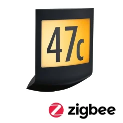 Oprawa elewacyjna PADEA LED SH Zigbee 8.2W 550lm DIM IP44 2200-3000K 230V antracyt tworzywo sztuczne (PL94509) - PAULMANN