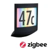 Oprawa elewacyjna PADEA LED SH Zigbee 8.2W 550lm DIM RGBW + zmierzchu IP44 3000K 230V antracyt tworzywo sztuczne (PL94513) - PAULMANN