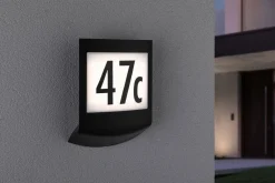 Oprawa elewacyjna PADEA LED SH Zigbee 8.2W 550lm DIM RGBW + zmierzchu IP44 3000K 230V antracyt tworzywo sztuczne (PL94513) - PAULMANN