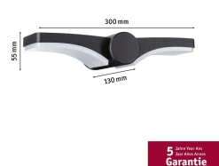 Oprawa elewacyjna PEKANA LED 2X6W 3000K 2X480lm IP44 230V antracyt aluminium (PL94766) - PAULMANN