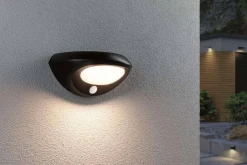Oprawa elewacyjna SOROVA LED solar PIR 3.5W 220lm 3000K IP44 antracyt tworzywo sztuczne (PL94856) - PAULMANN
