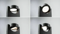 Oprawa elewacyjna SWIVEA Led 8W 3000K IP44 460lm 230V ciemny szary/ aluminium (PL94406) - PAULMANN