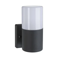 Oprawa elewacyjna TUBS E27 max. 15W 230V szary metal/ tworzywo sztuczne (PL94649) - PAULMANN