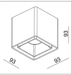 Oprawa LED FASHION ED FIXED-GU10White IP20 (03365W) - ZARlight