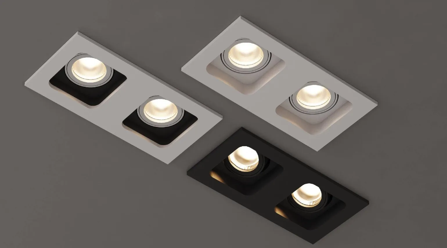 Oprawa LED GD-1642 White&Black IP20 (03354W/B) - ZARlight