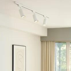 Oprawa Mica Track Biały + Chrom 1xGU10 (ML2093) - Milagro