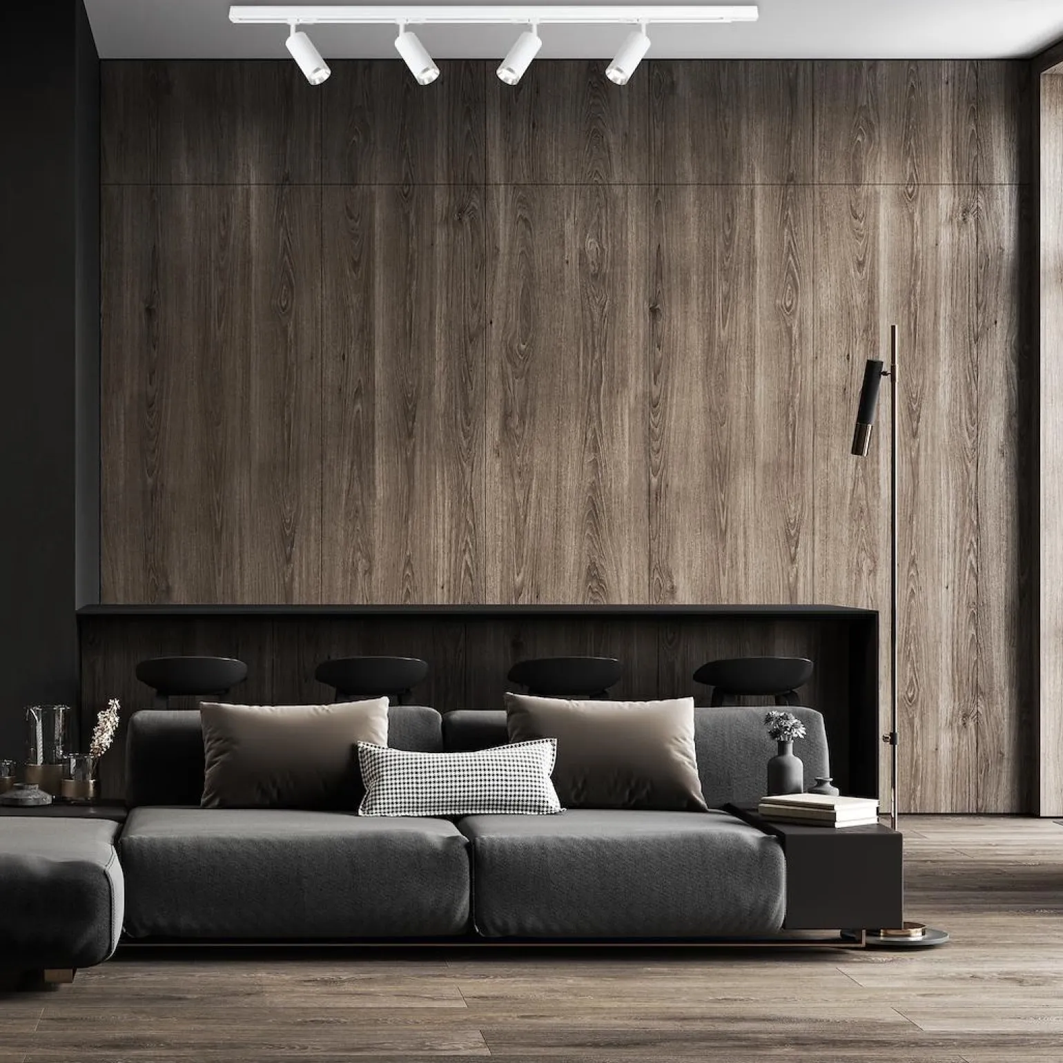 Oprawa Mica Track Biały + Chrom 1xGU10 - 3-obwodowy (ML2193) - Milagro