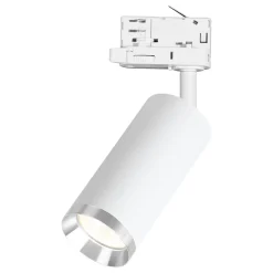 Oprawa Mica Track Biały + Chrom 1xGU10 - 3-obwodowy (ML2193) - Milagro