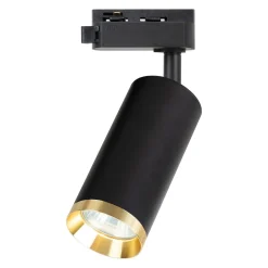 Oprawa Mica Track Czarny + Złoty 1xGU10 (ML2092) - Milagro