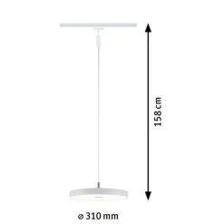 Oprawa na szynoprzewód URail HILDOR LED DIM 3000K biały matowy (PL96791) - PAULMANN