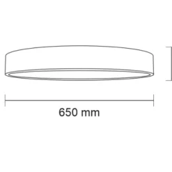 Oprawa natynkowa BUNGO (czarny) (1156) - Shilo