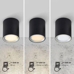 Oprawa natynkowa FALLON Nordlux LED Metal Czarny/Stalowy