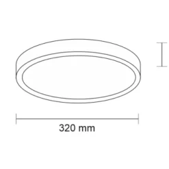 Oprawa natynkowa NOMI (biały) (7172) - Shilo