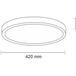 Oprawa natynkowa NOMI (czarny) (1149) - Shilo