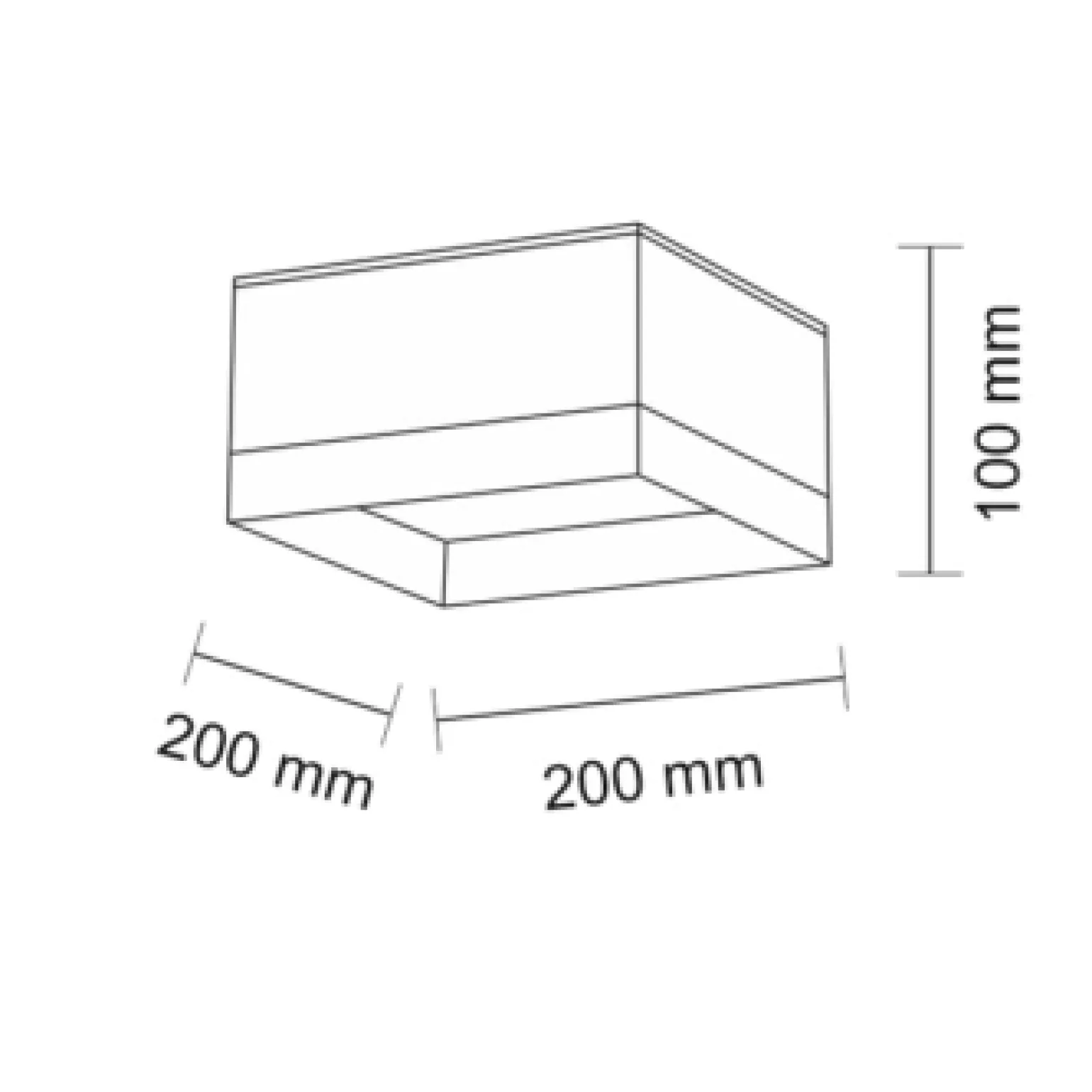 Oprawa natynkowa TOSA LED (biały) (7070) - Shilo