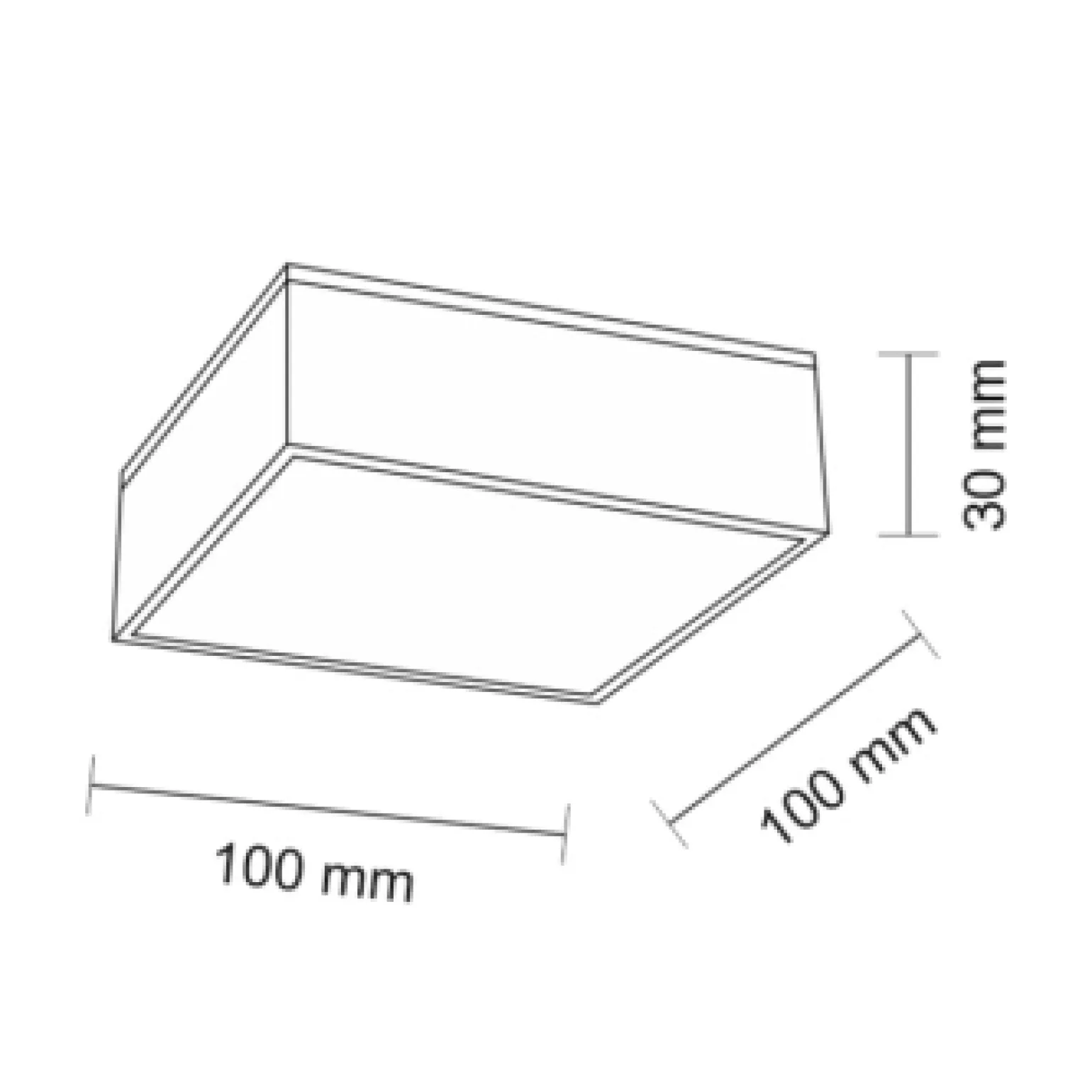 Oprawa natynkowa TOTTORI IL (czarny) (8057) - Shilo