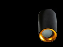 Oprawa natynkowa zewnętrzna EIGER IP54 Czarny/Złoty (AZ4261) - AZzardo