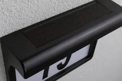 Oprawa numeryczna solarna DAYTON LED 3000K IP44 czarny (PL95388) - PAULMANN