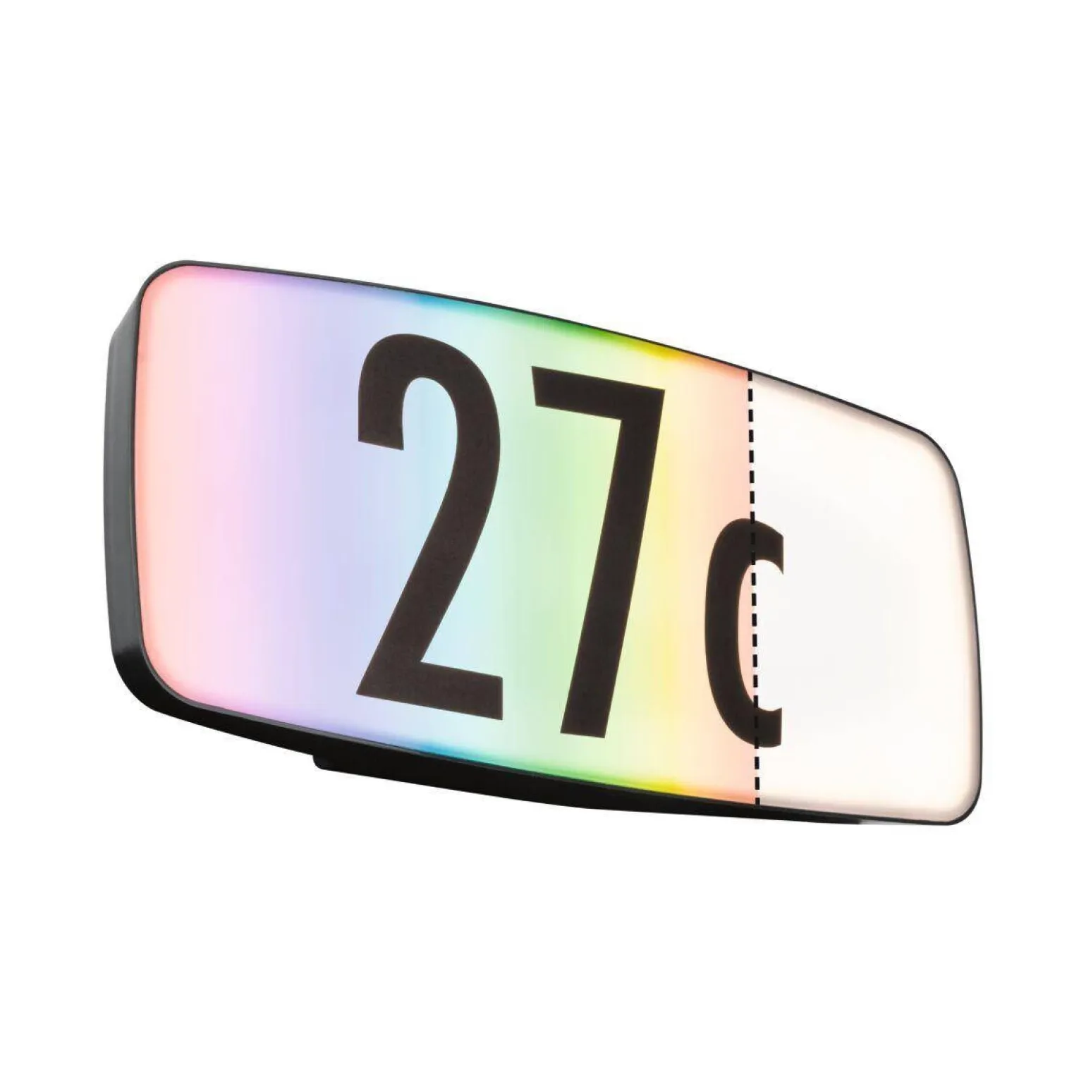 Oprawa numeryczna SHERRA LED SH Zigbee RGBW+ 6.5W 430lm IP44 czujnik ruchu+zmierzchu 230V antracyt tworzywo sztuczne (PL94508) - PAULMANN