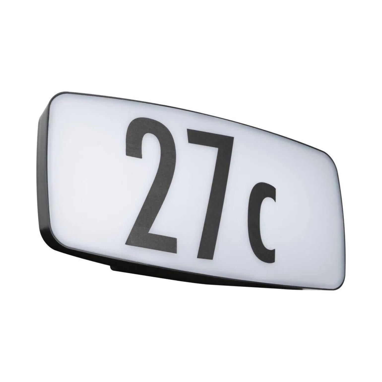 Oprawa numeryczna SHERRA LED SH Zigbee RGBW+ 6.5W 430lm IP44 czujnik ruchu+zmierzchu 230V antracyt tworzywo sztuczne (PL94508) - PAULMANN