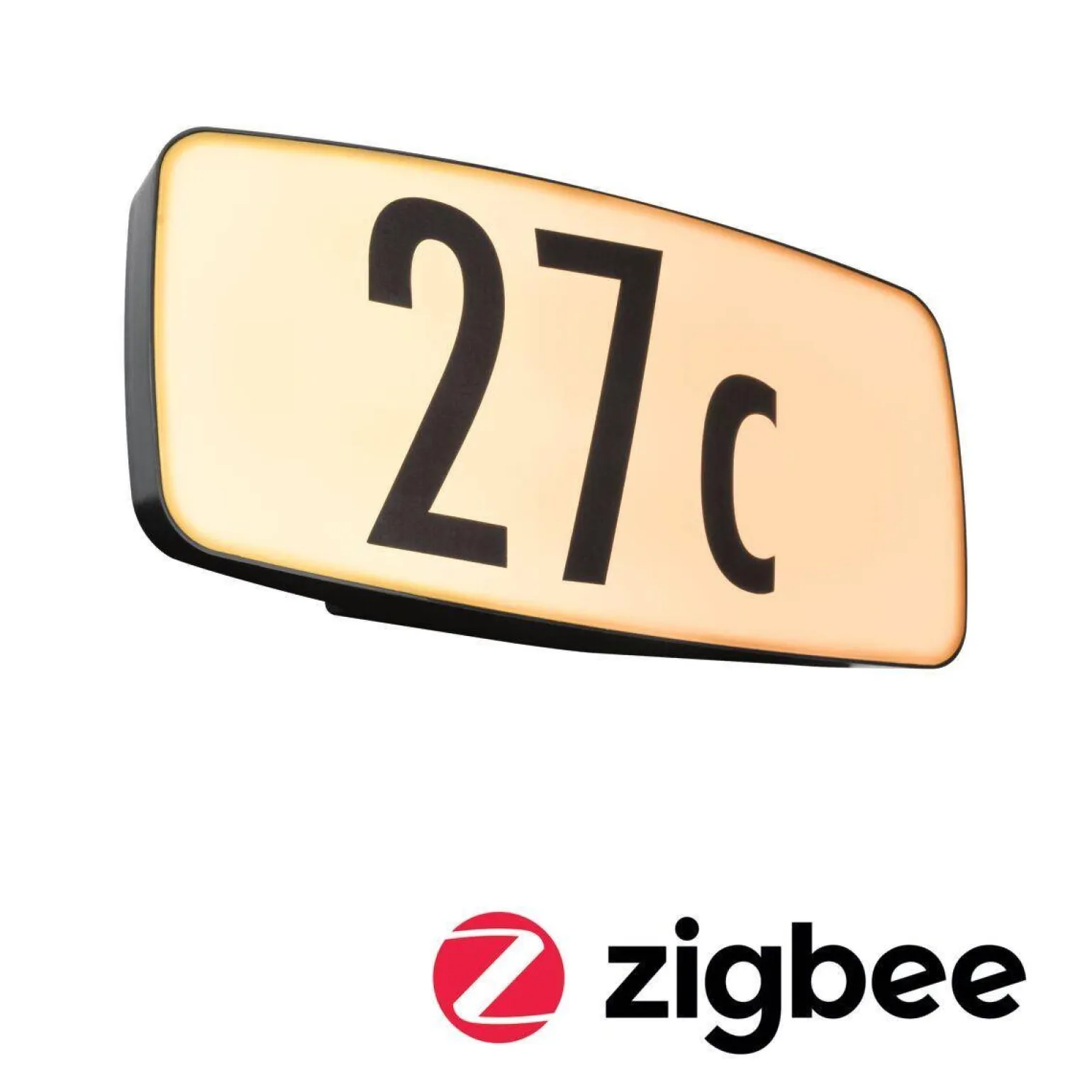 Oprawa numeryczna SHERRA LED SH Zigbee 6.5W 430lm IP44 2200-3000K czujnik ruchu+zmierzchu 230V antracyt tworzywo sztuczne (PL94507) - PAULMANN