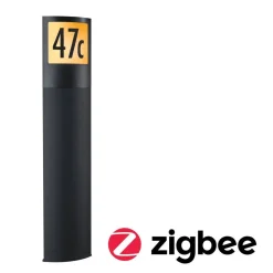 Oprawa ogrodowa PADEA LED SH Zigbee 9W 700lm DIM IP44 2200-3000K 230V antracyt tworzywo sztuczne (PL94515) - PAULMANN