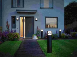 Oprawa ogrodowa PADEA LED 8.5W 700lm 3000K PIR IP44 230V antracyt / tworzywo sztuczne (PL94514) - PAULMANN