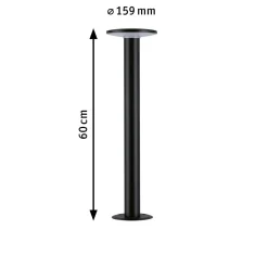 Oprawa ogrodowa Plug & Shine PLATE 600mm SH Zigbee 7W 420lm IP44 24V antracyt / metal (PL94750) - PAULMANN