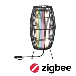 Oprawa ogrodowa Plug & Shine KOSZ BOHO 400mm SH Zigbee 3.2W RGBW IP44 24V czarny / metal (PL94754) - PAULMANN