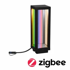 Oprawa ogrodowa Plug & Shine LATARNIA SH Zigbee 2W RGBW DIM IP44 24V antracyt / aluminium (PL94753) - PAULMANN