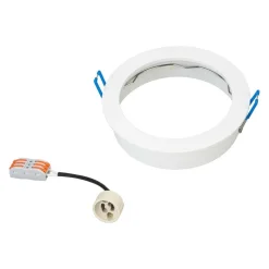 Oprawa podtynkowa Redondo Biały 1xAR111 GU10 (ML1077) - Milagro