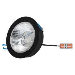 Oprawa podtynkowa Redondo Czarny 1xAR111 GU10 (ML1076) - Milagro