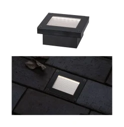 Oprawa solarna wpuszczana DOMENIC LED IP67 3000K 8lm 8x8cm (PL94578) - PAULMANN